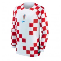 Billiga Kroatien Hemma fotbollskläder VM 2022 Långärmad